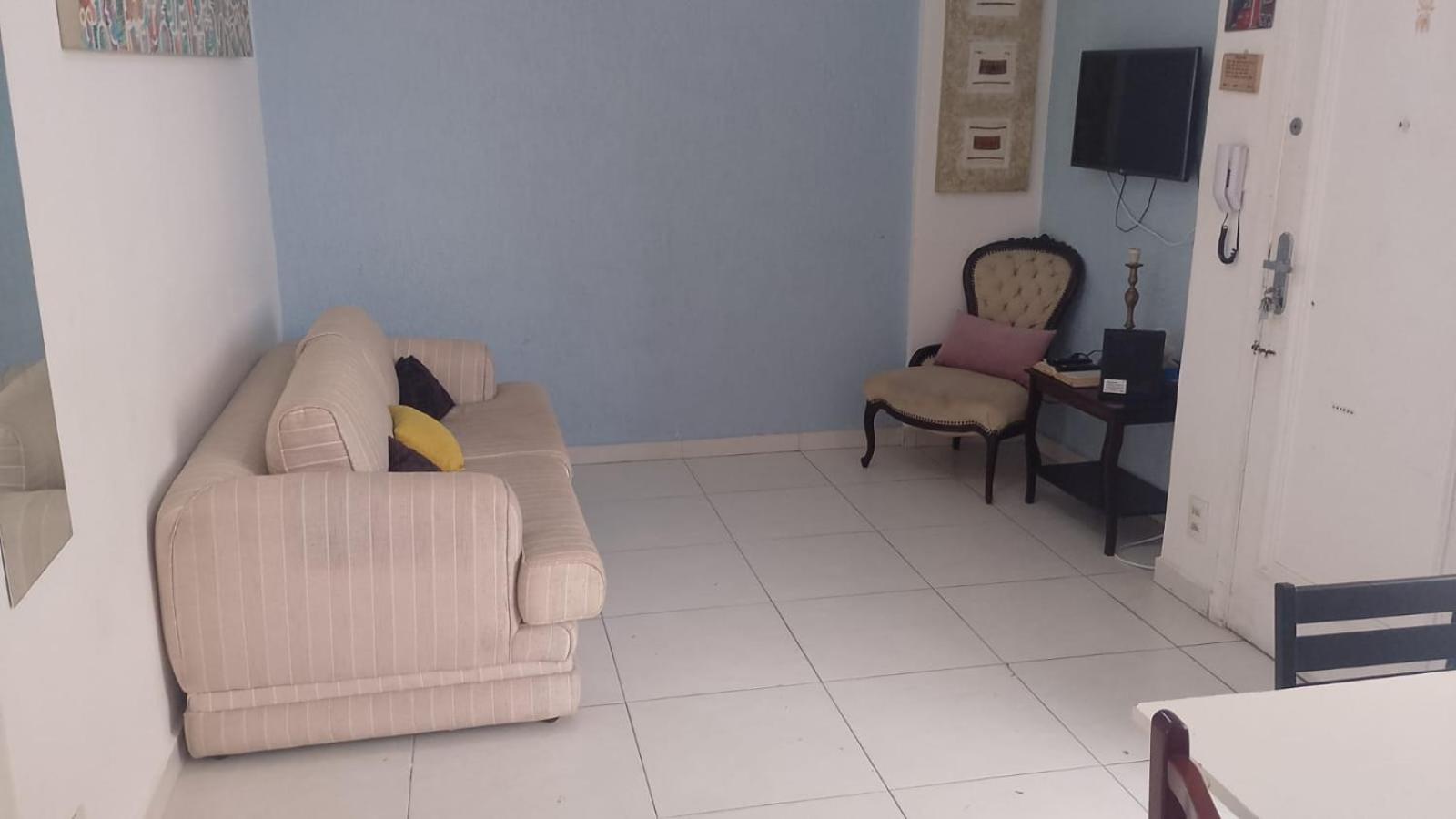 Apartamento Vento E Mar - 2 Quartos Com Sacada Na Quadra Da Praia Do Gonzaga Santos  Eksteriør bilde